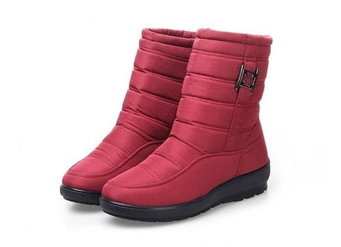 Snow Boots 2019 Brand Women Winter Boots Mother Shoes Antiskid Waterproof Flexible Women Fashion Casual Boots Plus Size