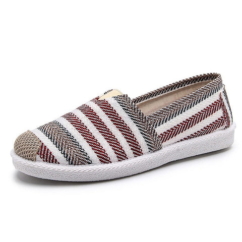 Autumn Women Loafers Shoes Espadrille Graffiti Comfort Flat Platform Creepers Shoes Slip On Shoes Women Footwear Ladies Shoes