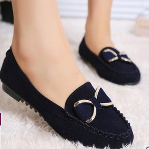 Flat Shoes Women Autumn Slip On Shoes For Loafers Moccasin Womens Zapatos Mujer Ballet Flats Knot Womens Shoes Woman Doug shoe