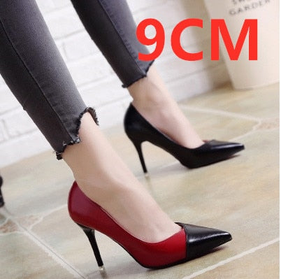 Marlisasa Vrouwen Pompen Women Fashion Comfortable Multi Color High Quality High Heel Shoes Lady Pointed Toe Spring Shoes F2428