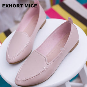 2019 New Arrival Soft Single Shoes Women Round toe Flats Fashion Women's Flats Ladies Brand Shoes Women Loafers