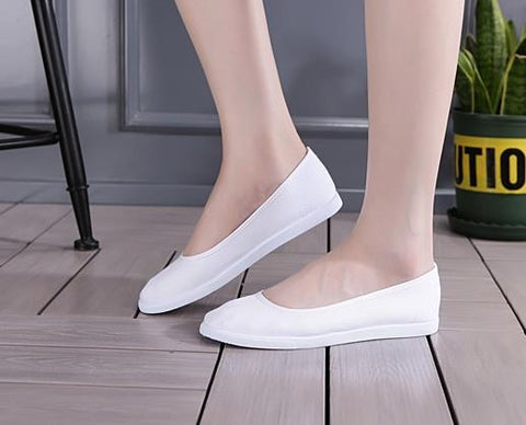 2019 New Canvas nurse shoes Solid Women Platform Casual Shoes Women Flat Bottom feminino Women shoes Size 34-41