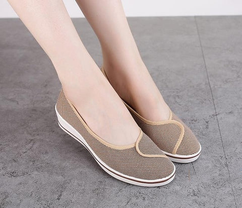 2019 New Canvas nurse shoes Solid Women Platform Casual Shoes Women Flat Bottom feminino Women shoes Size 34-41