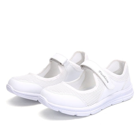 BALTROP Summer sandals soft soles portable Sneakers walking shoes flat soles for women breathable shoes for elder mothers 00766
