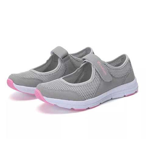 BALTROP Summer sandals soft soles portable Sneakers walking shoes flat soles for women breathable shoes for elder mothers 00766
