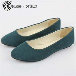 Pointed Toe Women Flats Candy Color Shoes Woman Loafers Summer Fashion Sweet Flat Casual Shoes Women Zapatos Mujer Plus Size