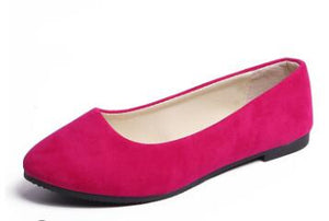 Pointed Toe Women Flats Candy Color Shoes Woman Loafers Summer Fashion Sweet Flat Casual Shoes Women Zapatos Mujer Plus Size