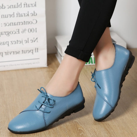 Autumn shoes black pu leather ballet flats shoes women sneakers 2019 casual shoes women plus size pointed toe flats women