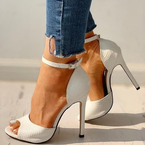 New shoes woman High Heels Pumps Sandals Fashion Summer Sexy Ladies Increased Stiletto Super Peep Toe shoes dropshipping