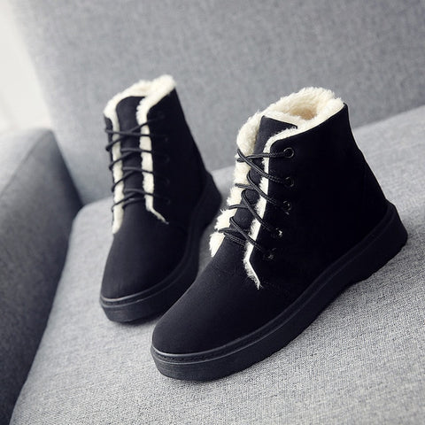 Women Boots 2019 Winter Shoes Woman Snow Boots Large Plush Inside Botas Mujer Waterproof Australian Boots Female Booties