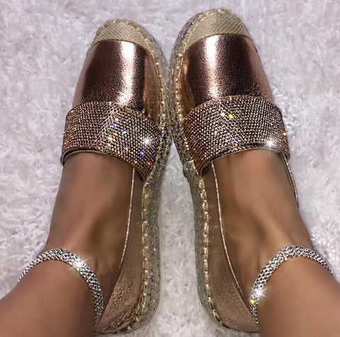 womens shoes autumn flat casual shoes crystal Single shoes chaussure  zapatos mujer w08  designer  women luxury 2019