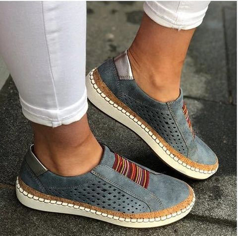 Slip-On Sneaker Woman Ladies Casual Shoes Comfortable Lady Loafers Women''s Flats