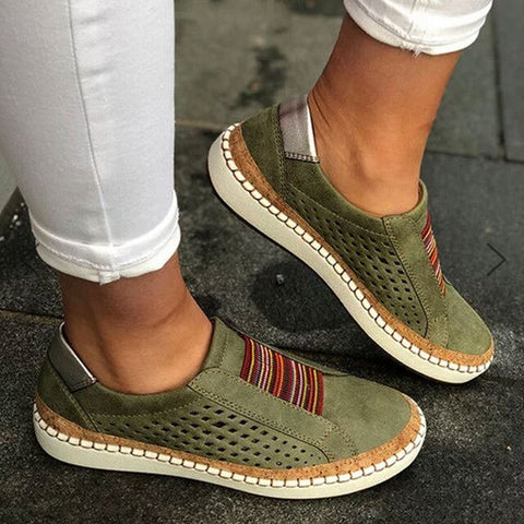 Slip-On Sneaker Woman Ladies Casual Shoes Comfortable Lady Loafers Women''s Flats