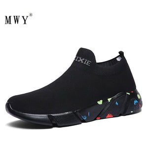 MWY Stretch Fabric Ladies Socks Shoes Zapatillas Mujer Deportiva Men Women Low Top Sneakers Non slip Casual Flats Walking Shoes
