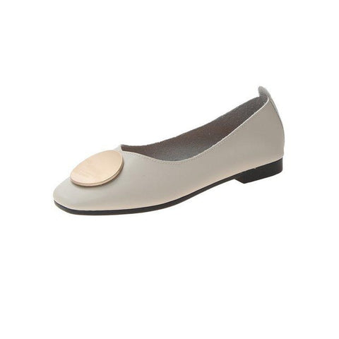Casual Flats Women Ballerina Shoes Slip On Loafers Shallow Woman Driving Shoes Autumn Fashion Footwear Office Lady Boat Shoe
