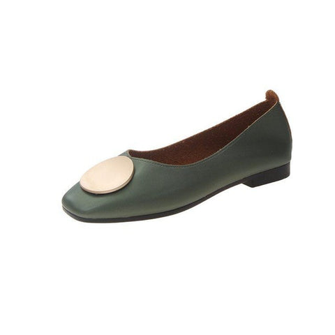 Casual Flats Women Ballerina Shoes Slip On Loafers Shallow Woman Driving Shoes Autumn Fashion Footwear Office Lady Boat Shoe