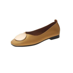 Casual Flats Women Ballerina Shoes Slip On Loafers Shallow Woman Driving Shoes Autumn Fashion Footwear Office Lady Boat Shoe