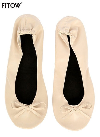 After Party Shoes Foldable Ballet Flats Portable Travel Fold up Shoe Prom Ballerina Flats Roll Up for Bridal Wedding Party Shoes