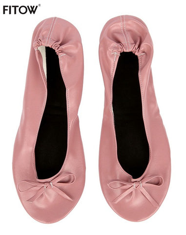 After Party Shoes Foldable Ballet Flats Portable Travel Fold up Shoe Prom Ballerina Flats Roll Up for Bridal Wedding Party Shoes
