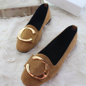 Big Size Women Flats Shallow Candy Color Shoes Woman Loafers Autumn Winter Fashion Sweet Flat Casual Comfortable Plus Size 35-42