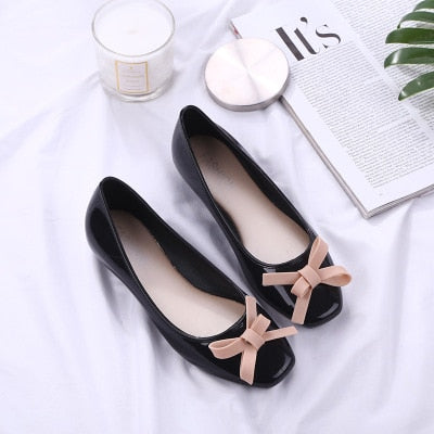 Cresfimix zapatos planos de mujer women fashion comfortable jelly flat shoes lady cute cool spring & summer slip on shoes a377