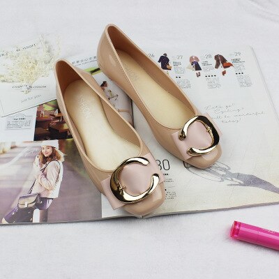 Cresfimix zapatos planos de mujer women fashion comfortable jelly flat shoes lady cute cool spring & summer slip on shoes a377