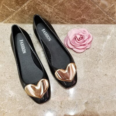 Cresfimix zapatos planos de mujer women fashion comfortable jelly flat shoes lady cute cool spring & summer slip on shoes a377